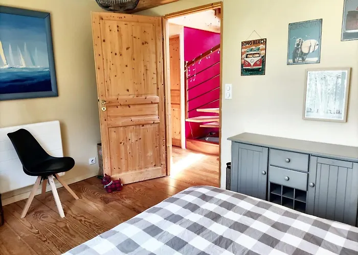 Maison Spacieuse A Avec Jardin Et Barbecue, 125 M². בית נופש